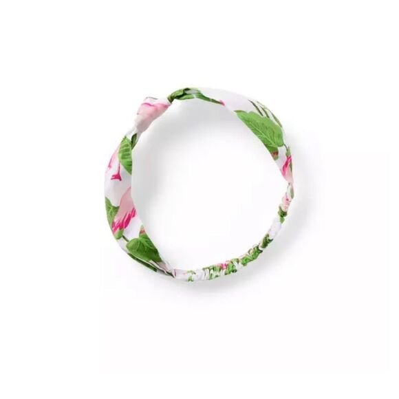Janie & Jack Baby Tropical Flamingo Soft Headband in White Tropical Flamingo OS - Picture 1 of 4